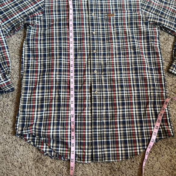 Carhartt Button Down Shirt Plaid Large - Picture 5 of 6